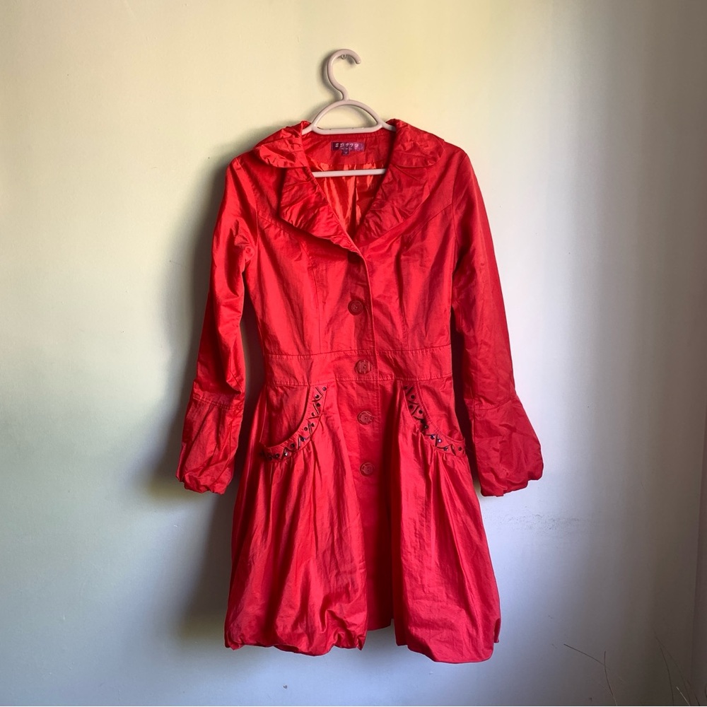 Stylish Red Spring Jacket for Women